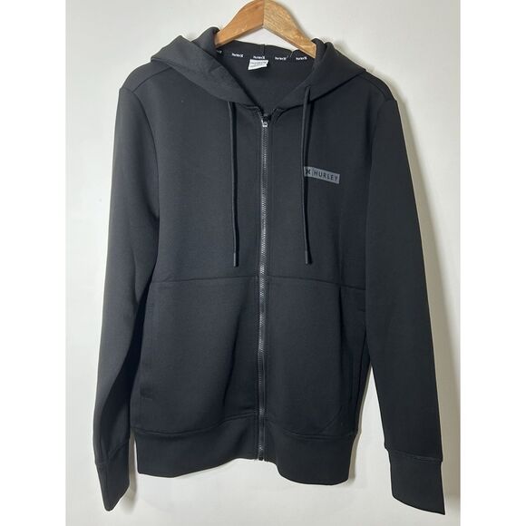 Hurley Scuba Full Zip Hoodie Black Men's Small - Picture 1 of 6